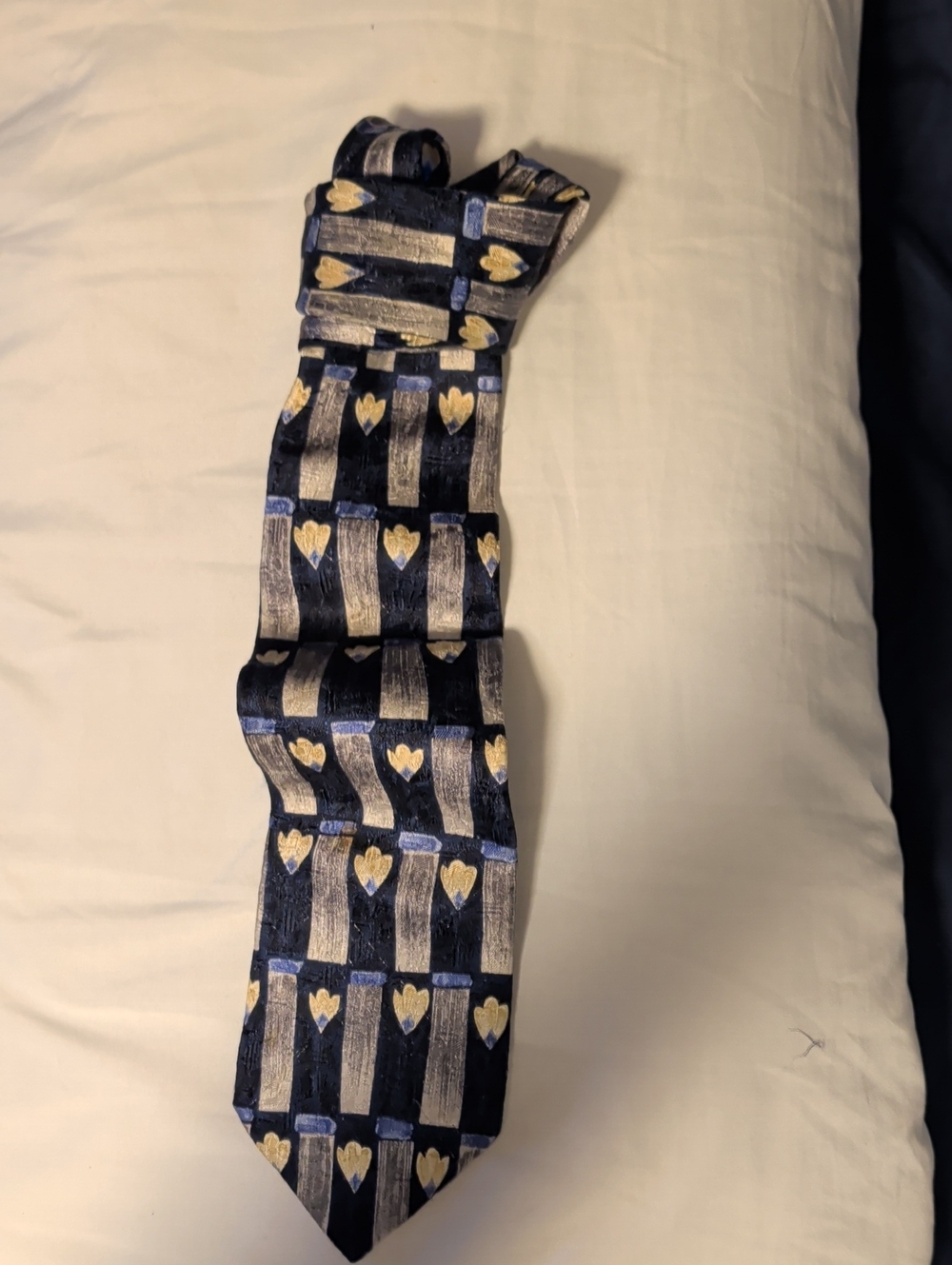 Ermenegildo Zegna Disegno Esclusivo Geometric Silk Men’s Neck Tie 58.5 x 4”